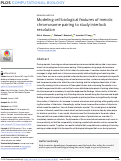 Cover page: Modeling cell biological features of meiotic chromosome pairing to study interlock resolution