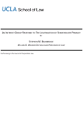 Cover page of An Interest Group Response to The Legitimation of Shareholder Primacy