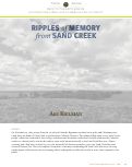 Cover page: Ripples of Memory from Sand Creek