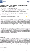 Cover page: Modeling Green Roof Potential to Mitigate Urban Flooding in a Chinese City