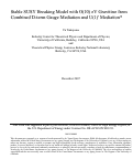 Cover page: Stable SUSY breaking model with O(10) eV gravitino from combined D-term gauge mediation and U(1)' mediation