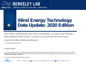 Cover page: Wind Energy Technology Data Update: 2020 Edition