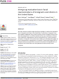 Cover page: Intergroup evaluative bias in facial representations of immigrants and citizens in the United States