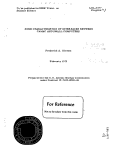 Cover page: SOME CHARACTERISTICS OF INTERFACES BETWEEN CAMAC AND SMALL COMPUTERS