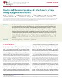 Cover page: Single-cell transcriptomes in the heart: when every epigenome counts.