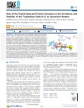 Cover page: Role of the Triplet State and Protein Dynamics in the Formation and Stability of the Tryptophan Radical in an Apoazurin Mutant