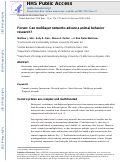 Cover page: Can Multilayer Networks Advance Animal Behavior Research?