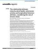 Cover page: The relationship between mitochondrial health, telomerase activity and longitudinal telomere attrition, considering the role of chronic stress