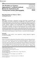 Cover page: The Problem of “Cameo Appearances” in Mixed-methods Research: Implications for Twenty-first-century Ethnography