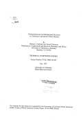 Cover page: Political structure and management decisions in California's agricultural water districts