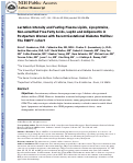 Cover page: Lactation intensity and fasting plasma lipids, lipoproteins, non-esterified free fatty acids, leptin and adiponectin in postpartum women with recent gestational diabetes mellitus: The SWIFT cohort