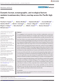 Cover page: Dynamic human, oceanographic, and ecological factors mediate transboundary fishery overlap across the Pacific high seas