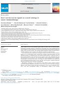 Cover page: Dont eat me/eat me signals as a novel strategy in cancer immunotherapy.