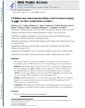 Cover page: [18F]Nifene test–retest reproducibility in first‐in‐human imaging of α4β2* nicotinic acetylcholine receptors