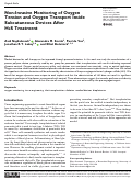 Cover page: Non-Invasive Monitoring of Oxygen Tension and Oxygen Transport Inside Subcutaneous Devices After H2S Treatment.