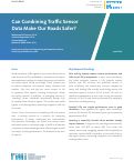 Cover page of Can Combining Traffic Sensor Data Make Our Roads Safer?