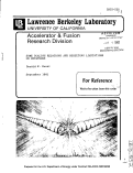 Cover page: SOME SCALING RELATIONS AND RESULTING LIMITATIONS ON BETATRONS