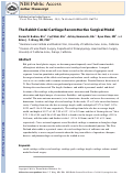 Cover page: The Rabbit Costal Cartilage Reconstructive Surgical Model