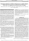 Cover page: Neopterin Relates to Lifetime Depression in Older Adults With HIV on Suppressive Antiretroviral Therapy