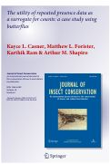 Cover page: The utility of repeated presence data as a surrogate for counts: a case study using butterflies