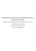 Cover page: Linking Childhood Emotional Abuse and Psychological Problems in Adulthood: A Replication and Extension Study