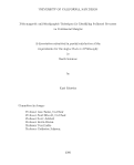 Cover page: Paleomagnetic and stratigraphic techniques for identifying sediment processes on continental margins