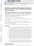 Cover page: High prevalence of extra-genital chlamydial or gonococcal infections among men who have sex with men and transgender women in Lima, Peru