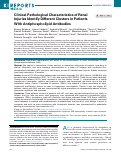 Cover page: Clinical-Pathological Characteristics of Renal Injuries Identify Different Clusters in Patients With Antiphospholipid Antibodies