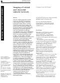 Cover page: Imaging of retinal and choroidal vascular tumours