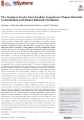 Cover page: The Sorghum bicolor Root Exudate Sorgoleone Shapes Bacterial Communities and Delays Network Formation.