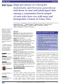 Cover page: High prevalence of Chlamydia trachomatis and Neisseria gonorrhoeae infections in anal and pharyngeal sites among a community-based sample of men who have sex with men and transgender women in Lima, Peru