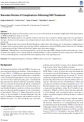 Cover page: Narrative Review of Complications Following DDH Treatment