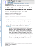 Cover page: Habit2: A stand-alone software solution for presenting stimuli and recording infant looking times in order to study infant development