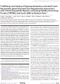 Cover page: Trafficking and Gating of Hyperpolarization-activated Cyclic Nucleotide-gated Channels Are Regulated by Interaction with Tetratricopeptide Repeat-containing Rab8b-interacting Protein (TRIP8b) and Cyclic AMP at Distinct Sites*