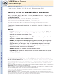 Cover page: Chronicity of Posttraumatic Stress Disorder and Risk of Disability in Older Persons