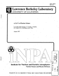 Cover page: A, B, C's of Nuclear Science