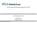 Cover page of Crypto Associations