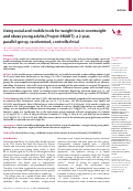 Cover page: Using social and mobile tools for weight loss in overweight and obese young adults (Project SMART): a 2 year, parallel-group, randomised, controlled trial