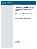 Cover page: Contracting for Efficiency. A Best Practices Guide for Energy-Efficient Product Procurement