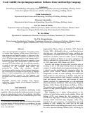 Cover page: Event visibility in sign language motion: Evidence from Austrian Sign Language (ÖGS)