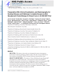 Cover page: MRI, Clinical Examination, and Mammography for Preoperative Assessment of Residual Disease and Pathologic Complete Response After Neoadjuvant Chemotherapy for Breast Cancer: ACRIN 6657 Trial.