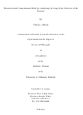 Cover page: Theoretical and Computational Tools for Analyzing the Large-Scale Structure of the Universe