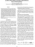 Cover page: Are Biases When Making Causal Interventions Related to
Biases in Belief Updating?