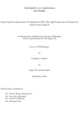 Cover page: Improving Data-Dependent Parallelism in GPUs Through Programmer-Transparent Architectural Support