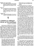 Cover page: Comment on Anderson's Review of Nava and Berger