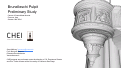 Cover page of Data Report:&nbsp;Brunelleschi Pulpit Preliminary Study Church of Santa Maria Novella Florence, Italy October 19th 2024