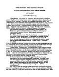 Cover page: Putting Pronouns in Proper Perspective in Proposals of Remote Relationships Among Native American Languages