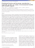 Cover page: Distributed biochar and bioenergy coproduction: a regionally specific case study of environmental benefits and economic impacts