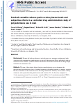 Cover page: Smoked cannabis reduces peak cocaine plasma levels and subjective effects in a controlled drug administration study of polysubstance use in men