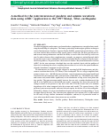 Cover page: A method for the joint inversion of geodetic and seismic waveform data using ABIC: application to the 1997 Manyi, Tibet, earthquake